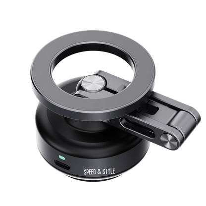 AeroLock Pro – מעמד טלפון לרכב עם יניקה חשמלית אוטומטית